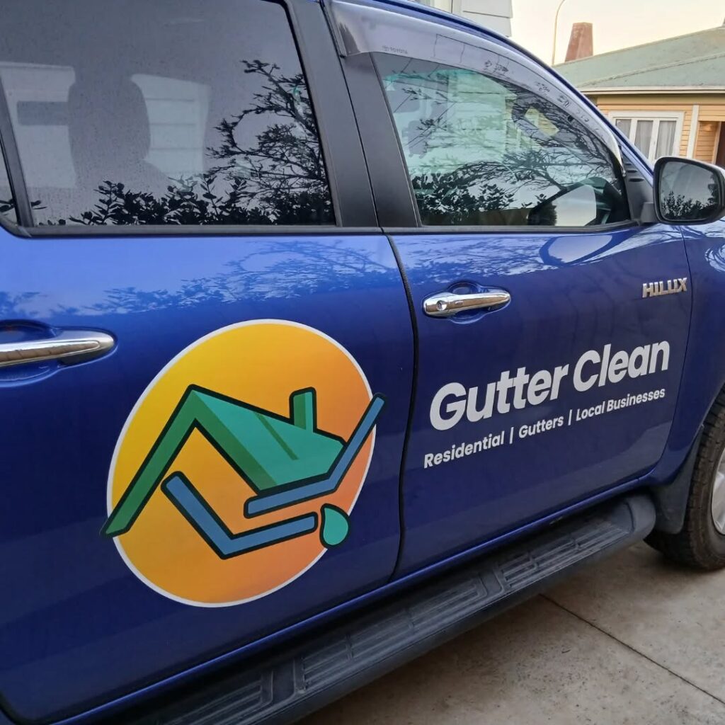 Work UteNew LogoSignageGutter Clean